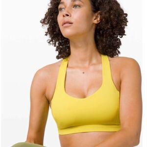 lululemon athletica Yellow Sports Bra